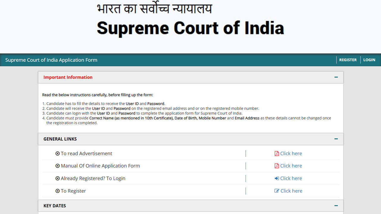 Supreme Court SPA recruitment 2026: Apply for 65 posts, check eligibility and salary