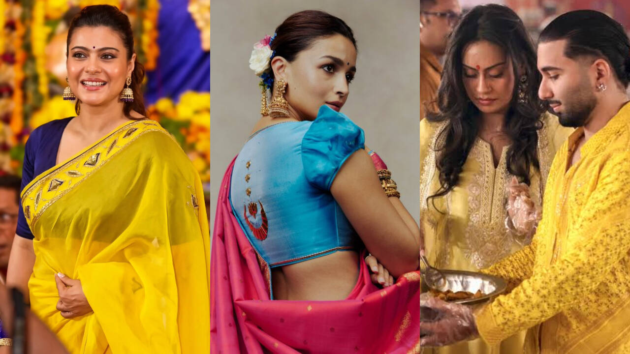 Mahanavami 2026: Kajol, Alia Bhatt, Nysa Devgn and Orry bring their festive fashion A-game to North Bombay Sarbojanin Durga Puja