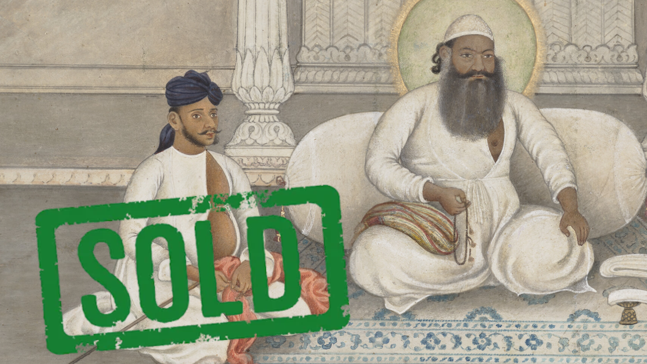 Only known portrait of Bahadur Shah Zafar's adviser sold for £63,500