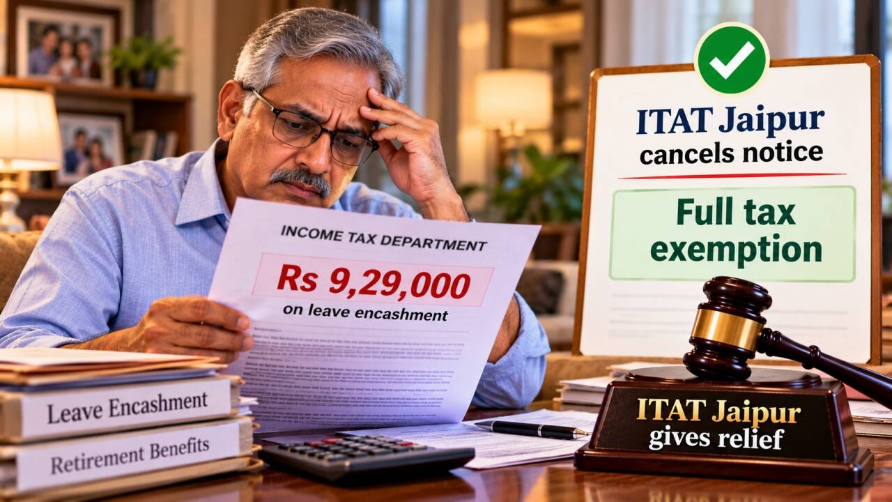 Taxman caps PSU bank retiree’s leave exemption at Rs 3 lakh; but ITAT grants relief of Rs 9.29 lakh