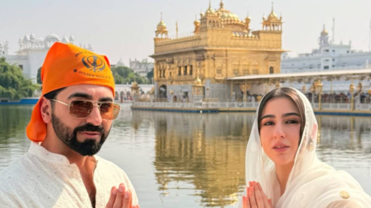 Sara Ali Khan gets emotional at Golden Temple