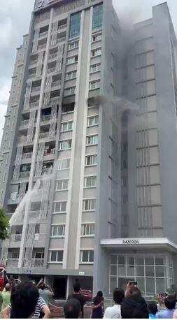 Fire guts 3BHK flat at in Bengaluru’s Uttarahalli