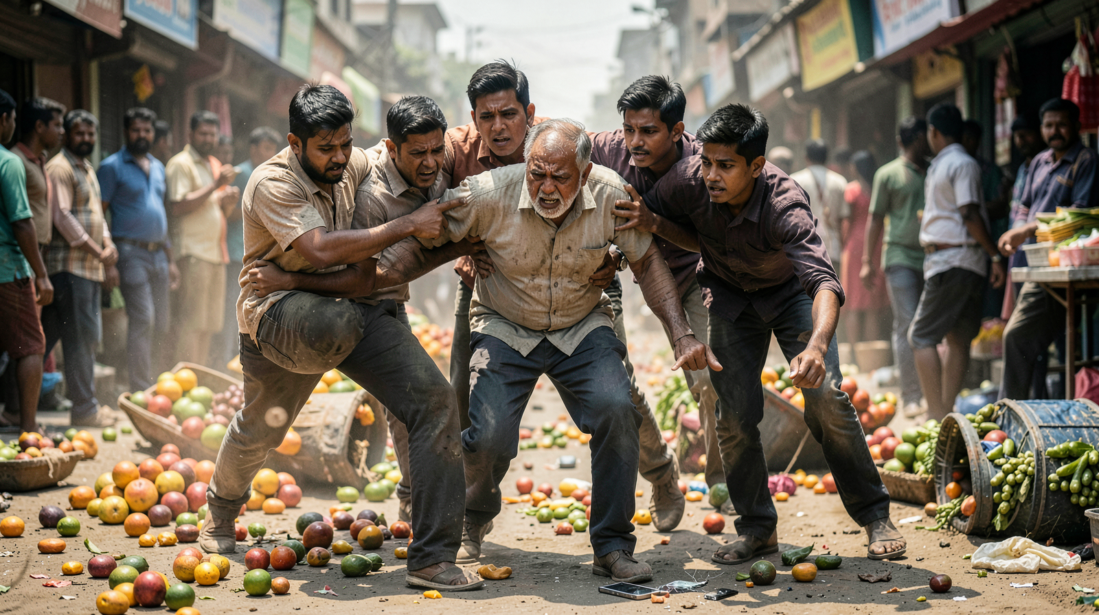 Bengaluru fruit vendor picks up fallen phone to return it, gets thrashed up by mob as thief