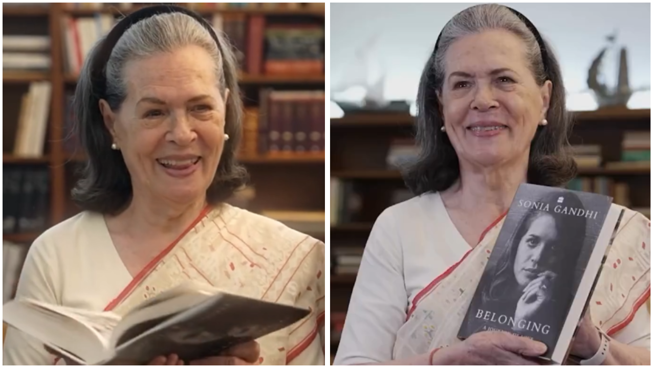 ‘Finding a place to belong’: Sonia Gandhi makes Insta debut, shares first look of memoir