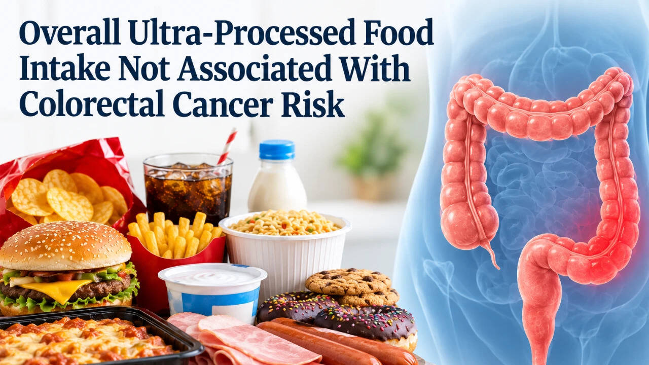 US study finds no overall colorectal cancer link to ultra-processed foods