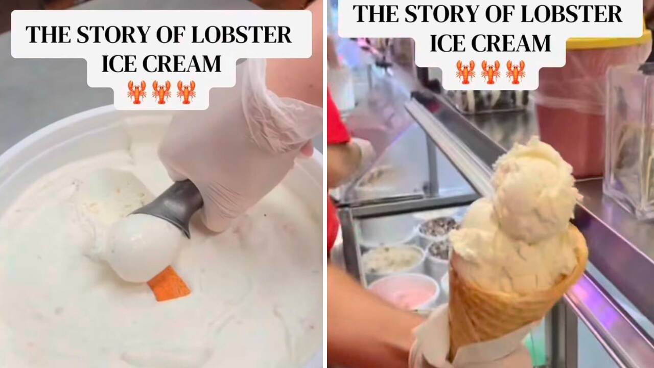 Lobster in ice cream? This Maine shop's unusual dessert has a surprising story behind it