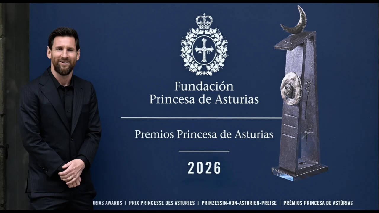 Messi wins Spain’s 2026 Princess of Asturias Award for Sports