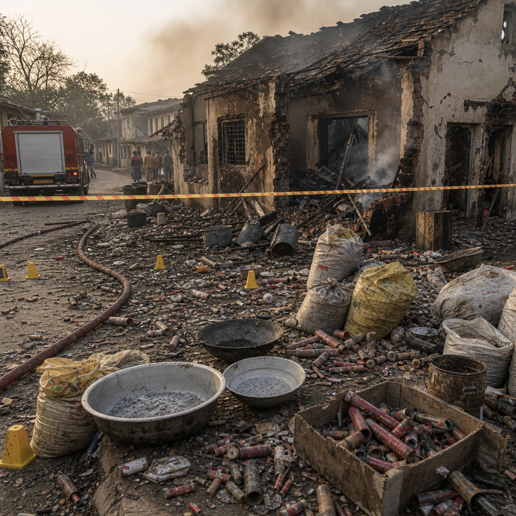 Siwan Explosion Revives Scrutiny of Bihar’s Illegal Firecracker Trade