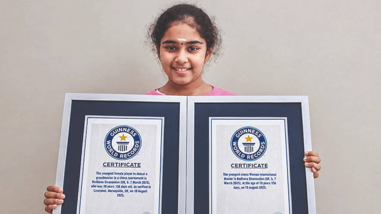 Princess’s gambit: At 11, Bodhana Sivanandan is an international master