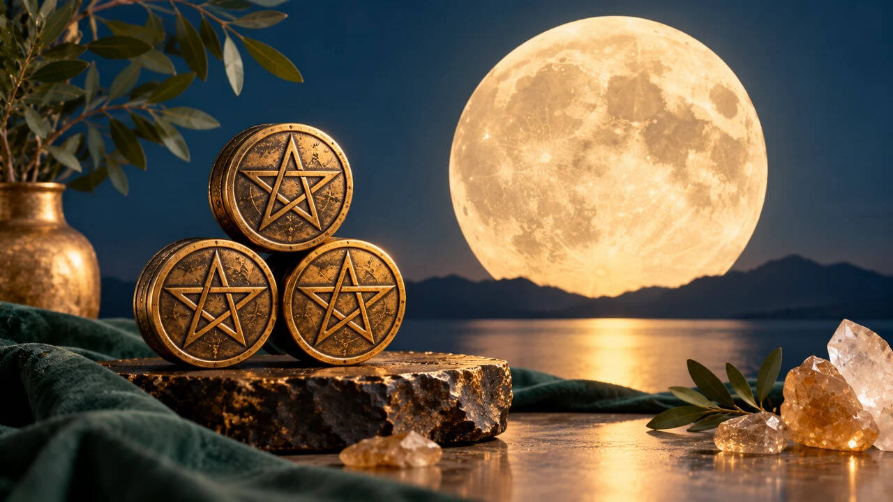 Four Of Pentacles For October 26: Taurus Full Moon highlights clinging; guidance on letting go