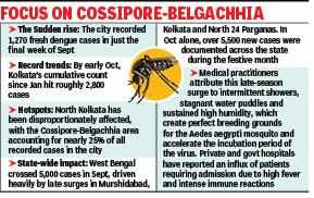 West Bengal Records Surge in Late-Season Dengue Cases