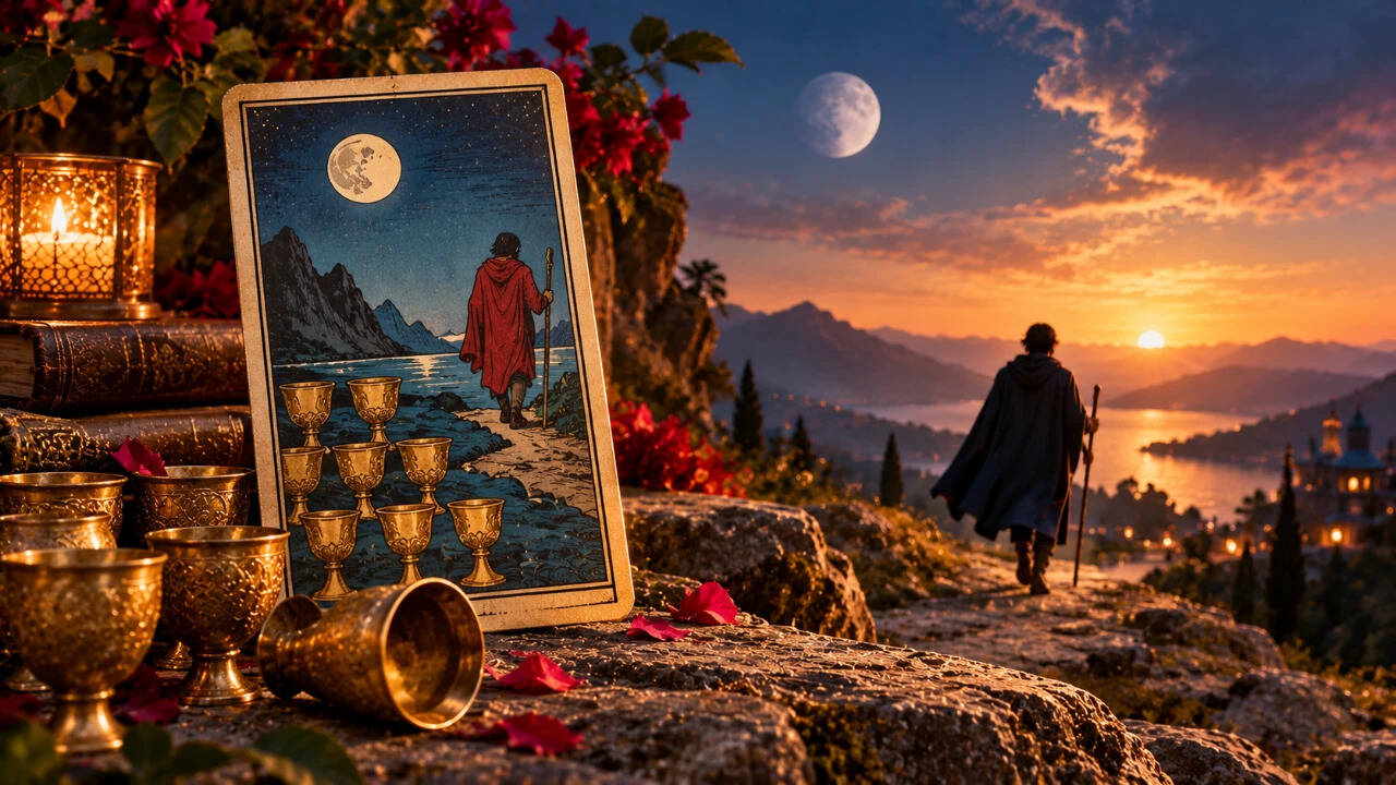 Guidance From Eight Of Cups: Tarot card decodes outgrown comfort; learn to leave or reset