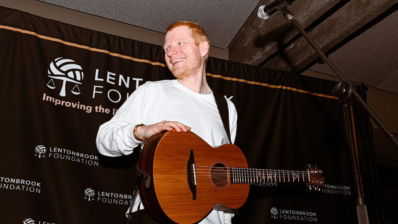Ed Sheeran performs at New York fundraiser raising $1m for Suffolk children