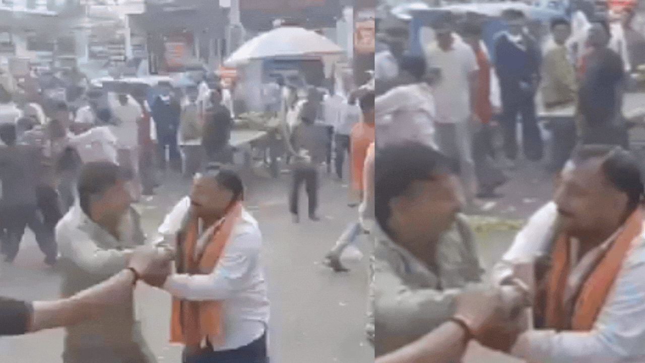 From complaint to full-blown brawl: Watch Lucknow hospital gate turning into fight spot after dispute over dry coconut