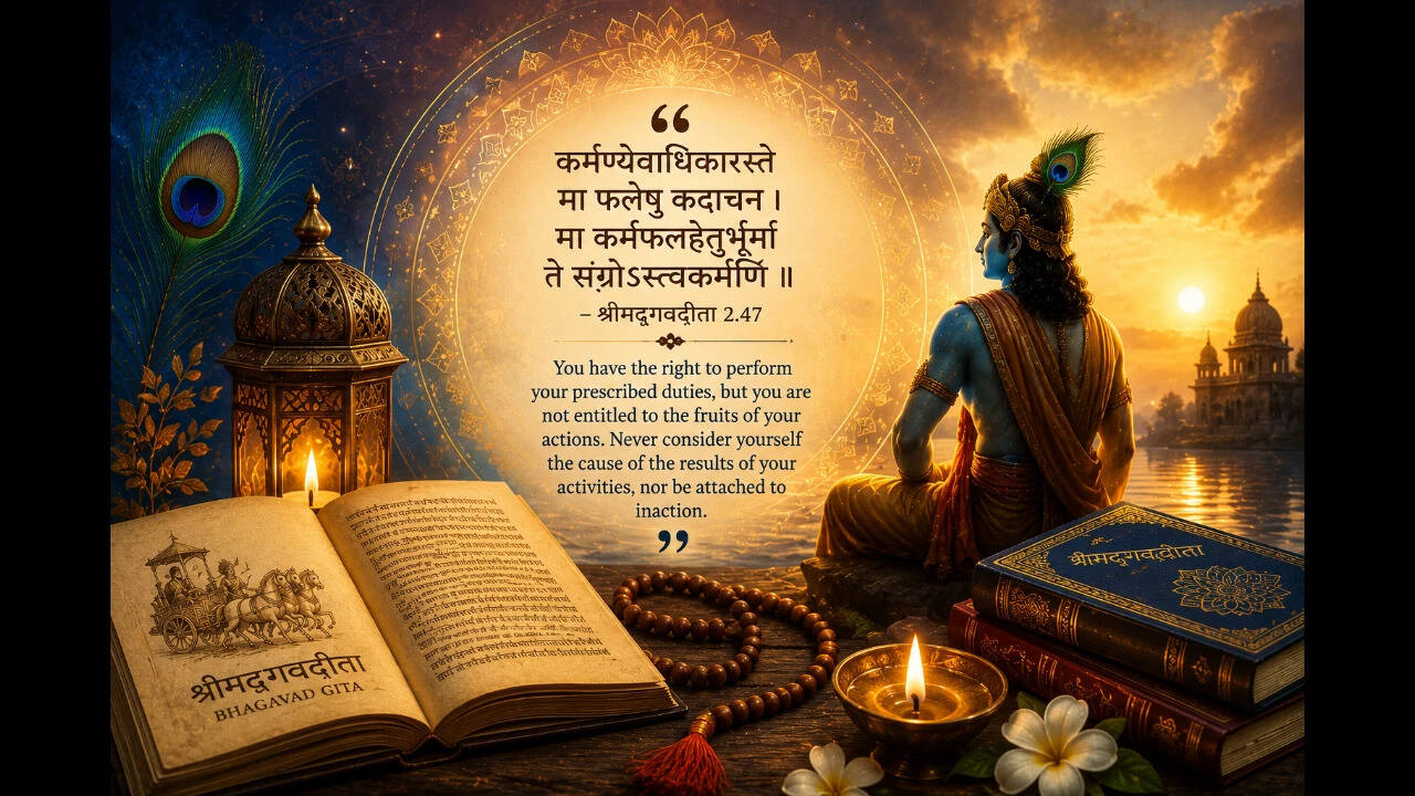 Protecting Against Negativity: Gita verse offers even-mind shield; conversations stay calmer