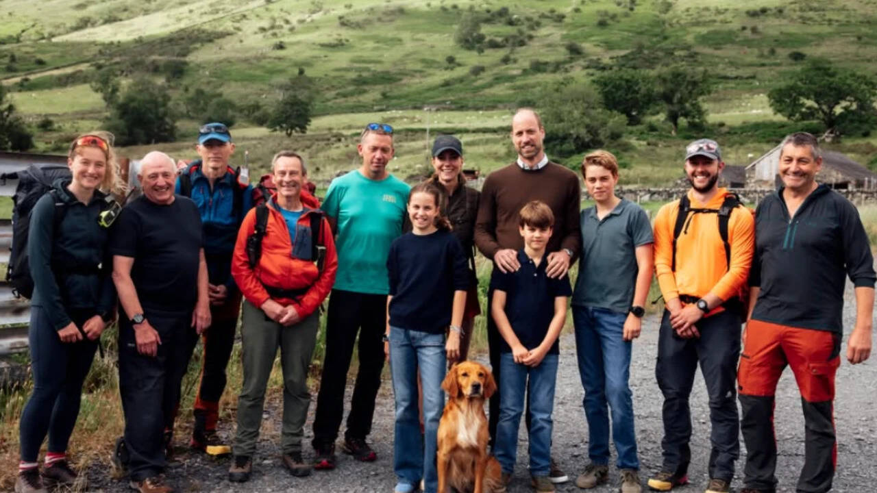 Kate Middleton shares unseen photo with William, kids after 24-hour charity trek