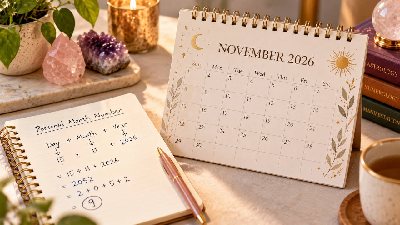 Personal Month Number:Calculate your November 2026 numerology;align plans with planetary timing