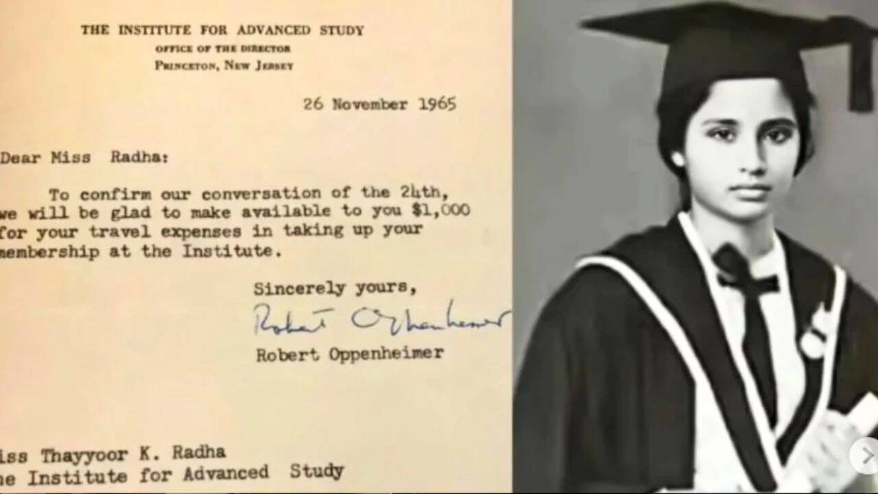 Born in a Kerala village without electricity, she topped maths and was invited by Oppenheimer to Princeton