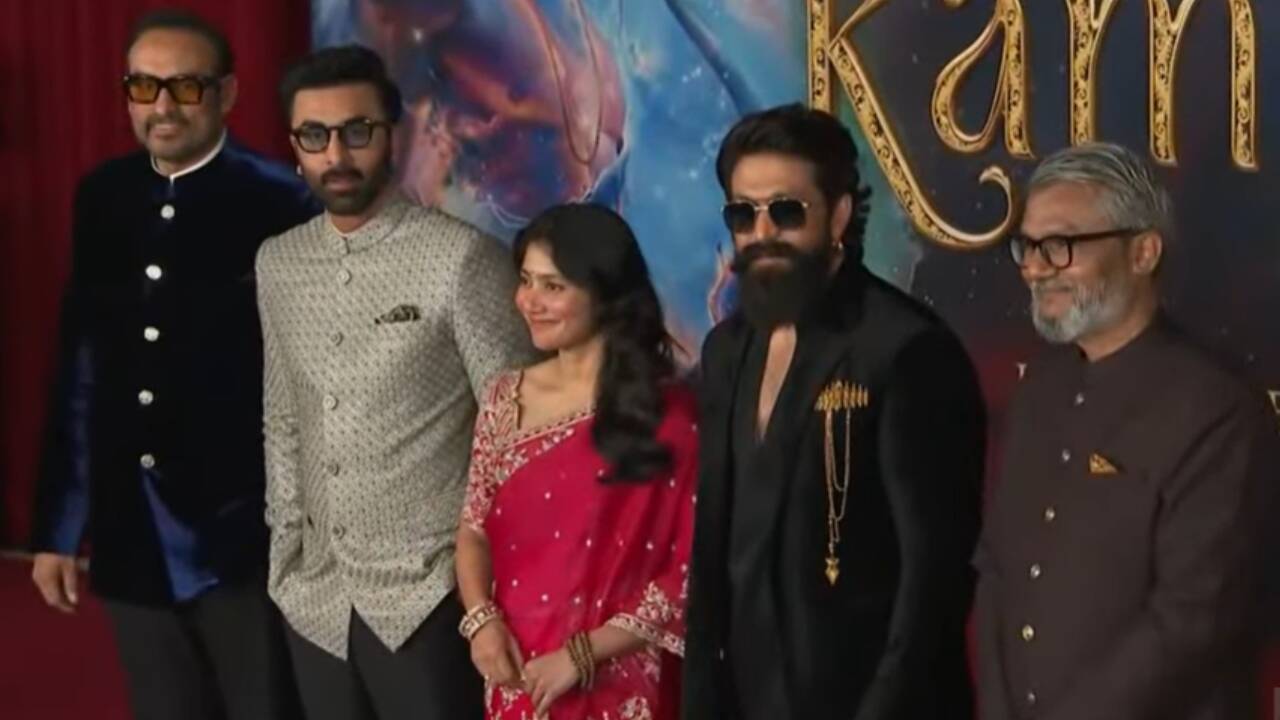 Ranbir, Sai and Yash attend 'Ramayana' world premiere: PICS