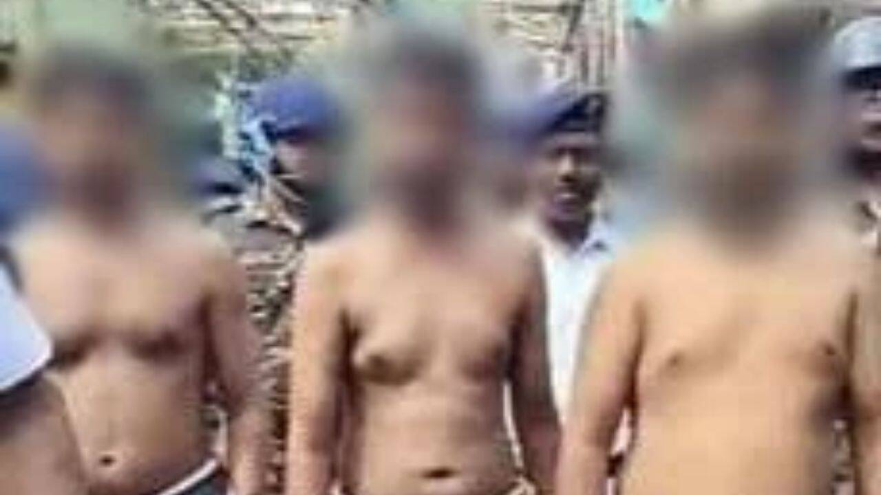 After Kolkata naked mob justice, cops parade 3 semi-naked to ‘reconstruct crime’