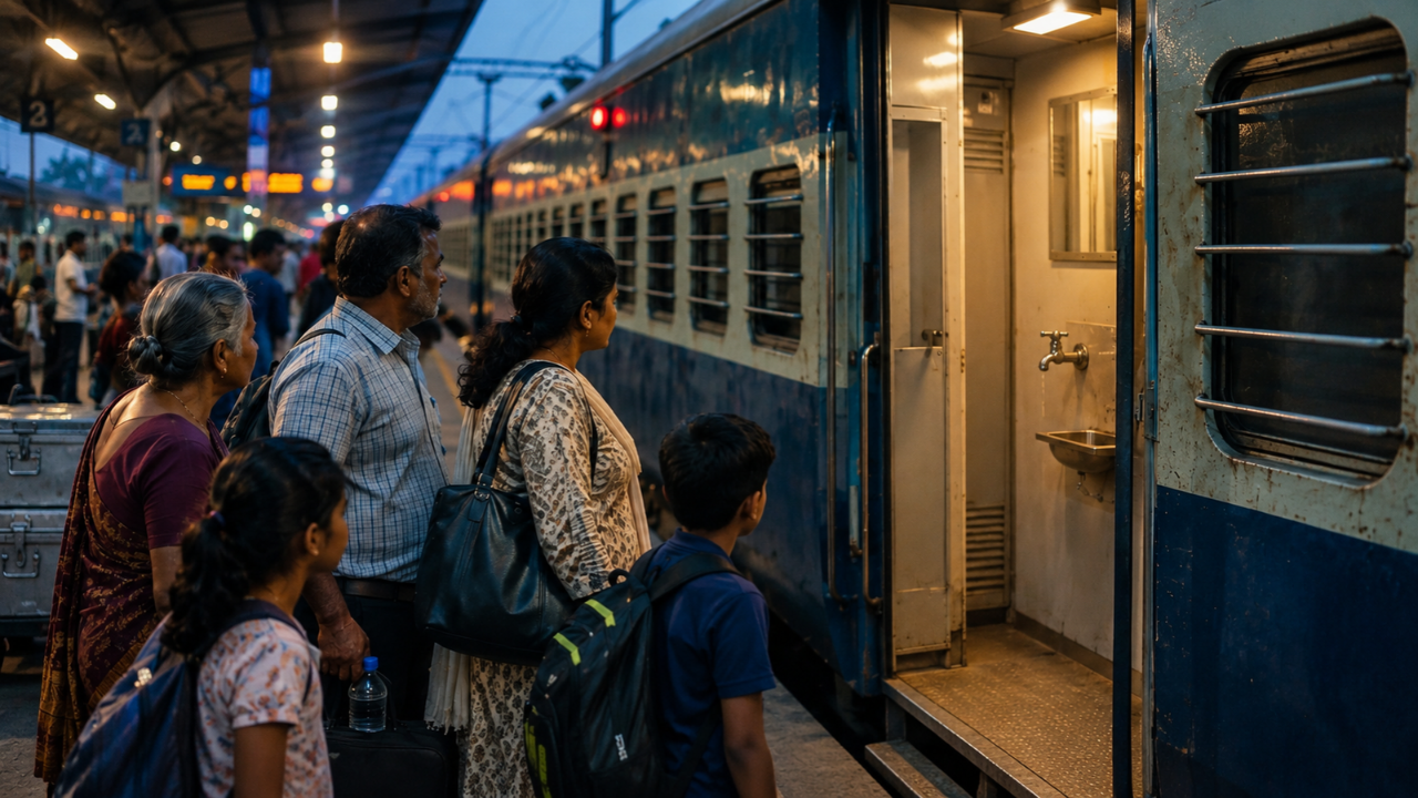 No water in washrooms, family forced to get off train; Railways to pay Rs 16k