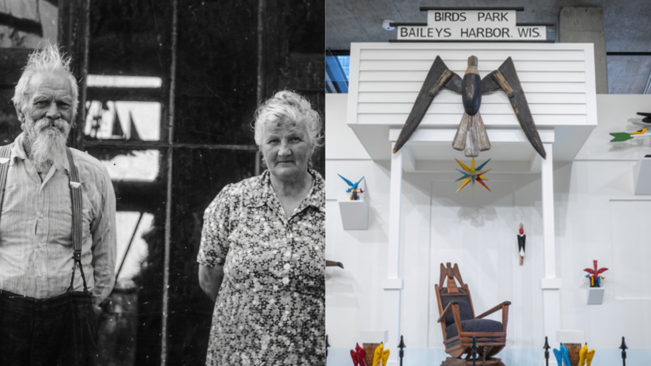 How a Wisconsin farmer turned his home into a colourful art environment