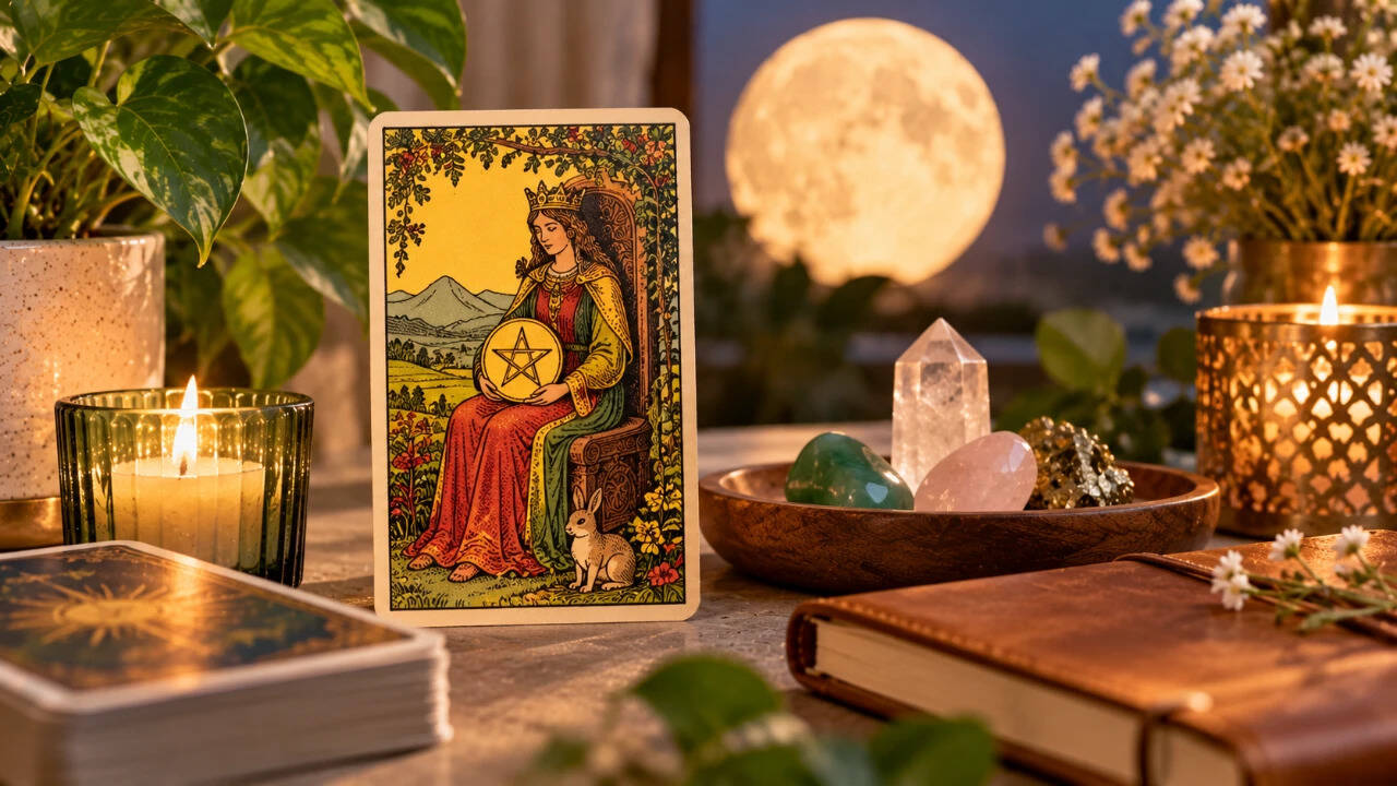 Queen Of Pentacles For October 29: Take one small practical step; rebuild quiet security