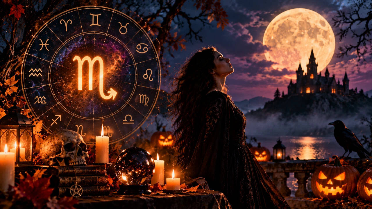 Scorpio Season And Halloween: Astrologers read masks & fear; India juggles pumpkins and Diwali