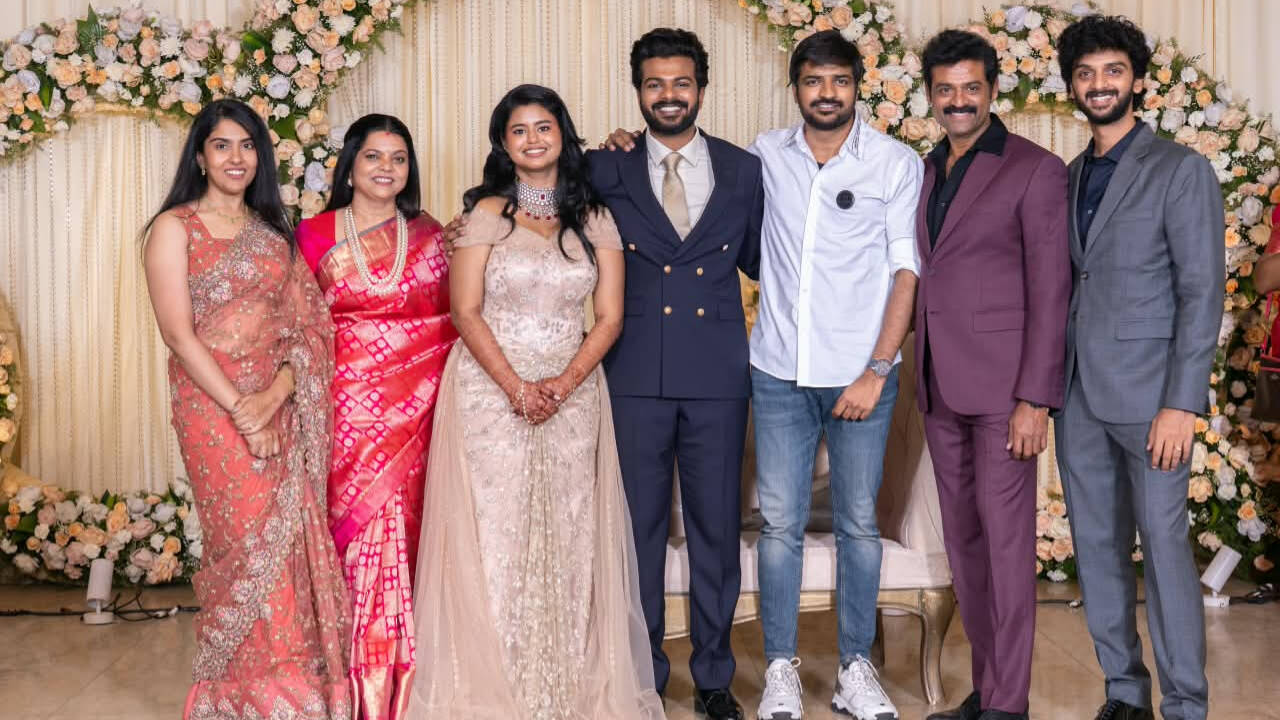 Starry wedding with a touch of Kollywood
