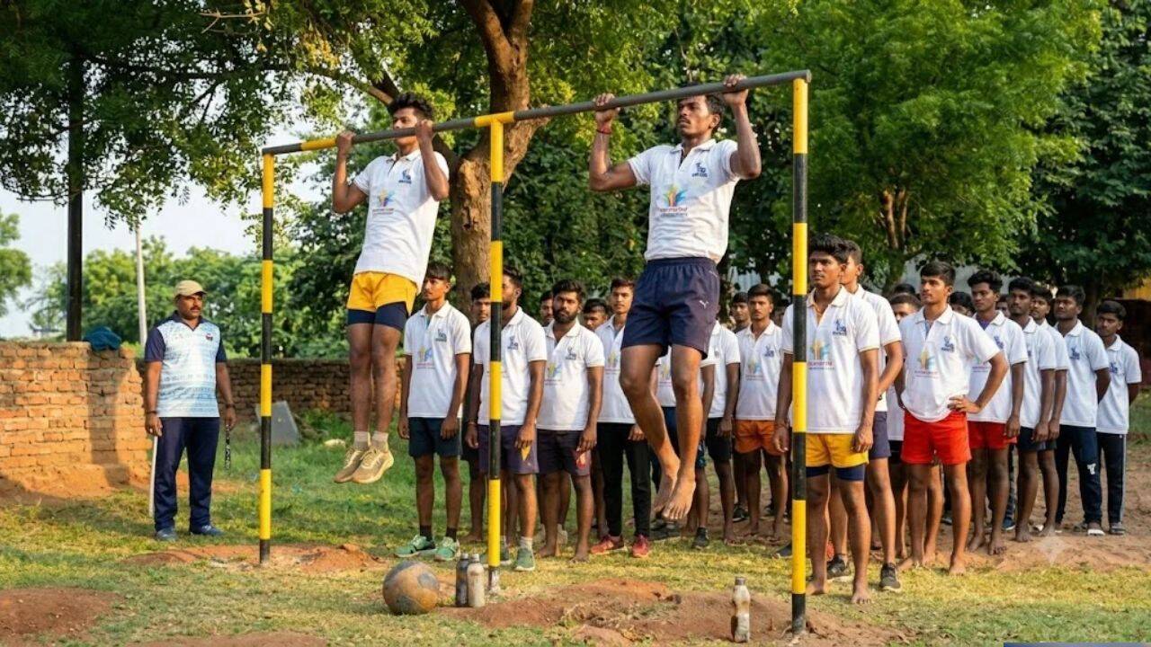 Nearly 300 rural Karnataka youths get free military training, meals and lodging at a village mutt