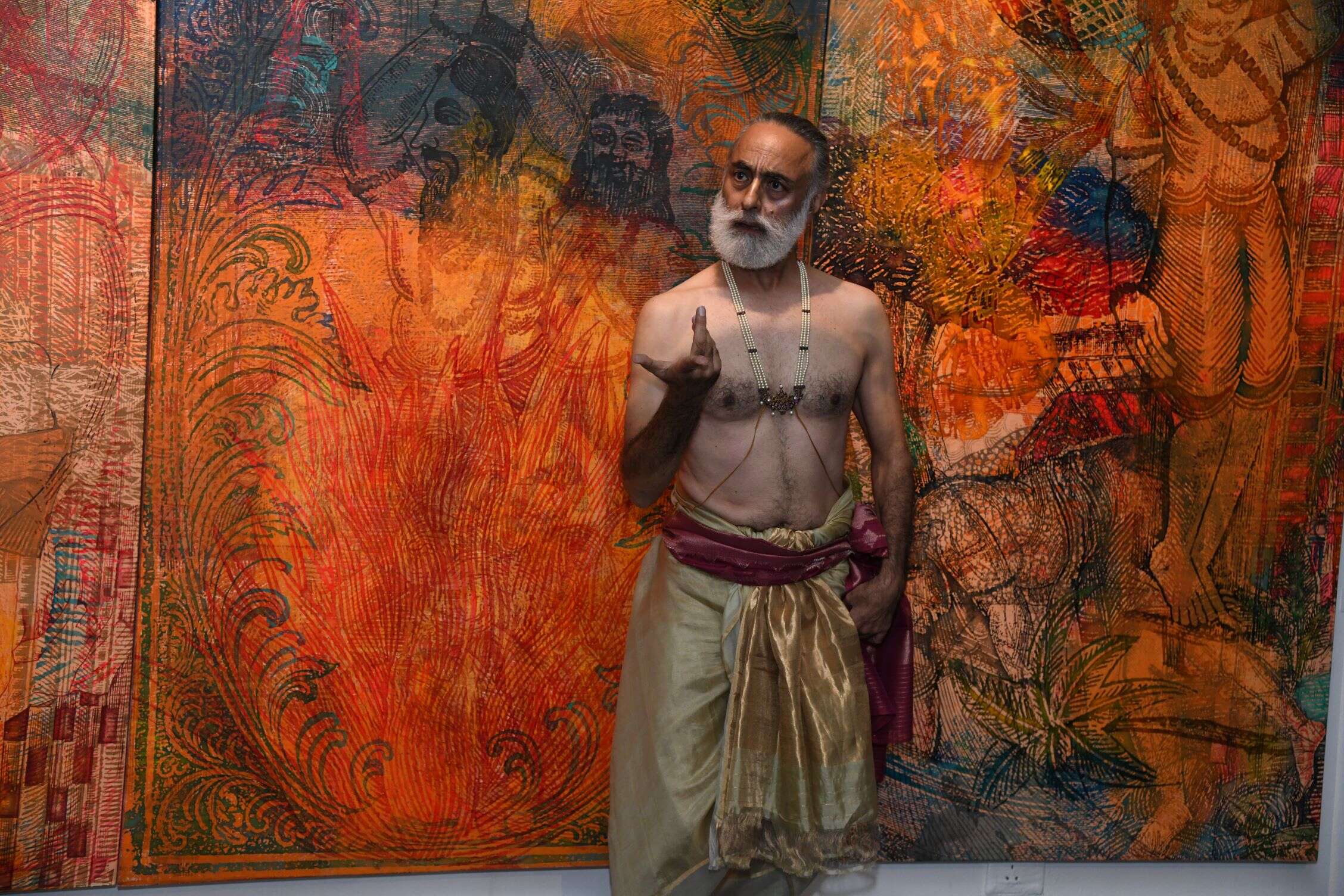 V. Ramesh’s Sacred Spaces traced a lifetime of inquiry at Bikaner House