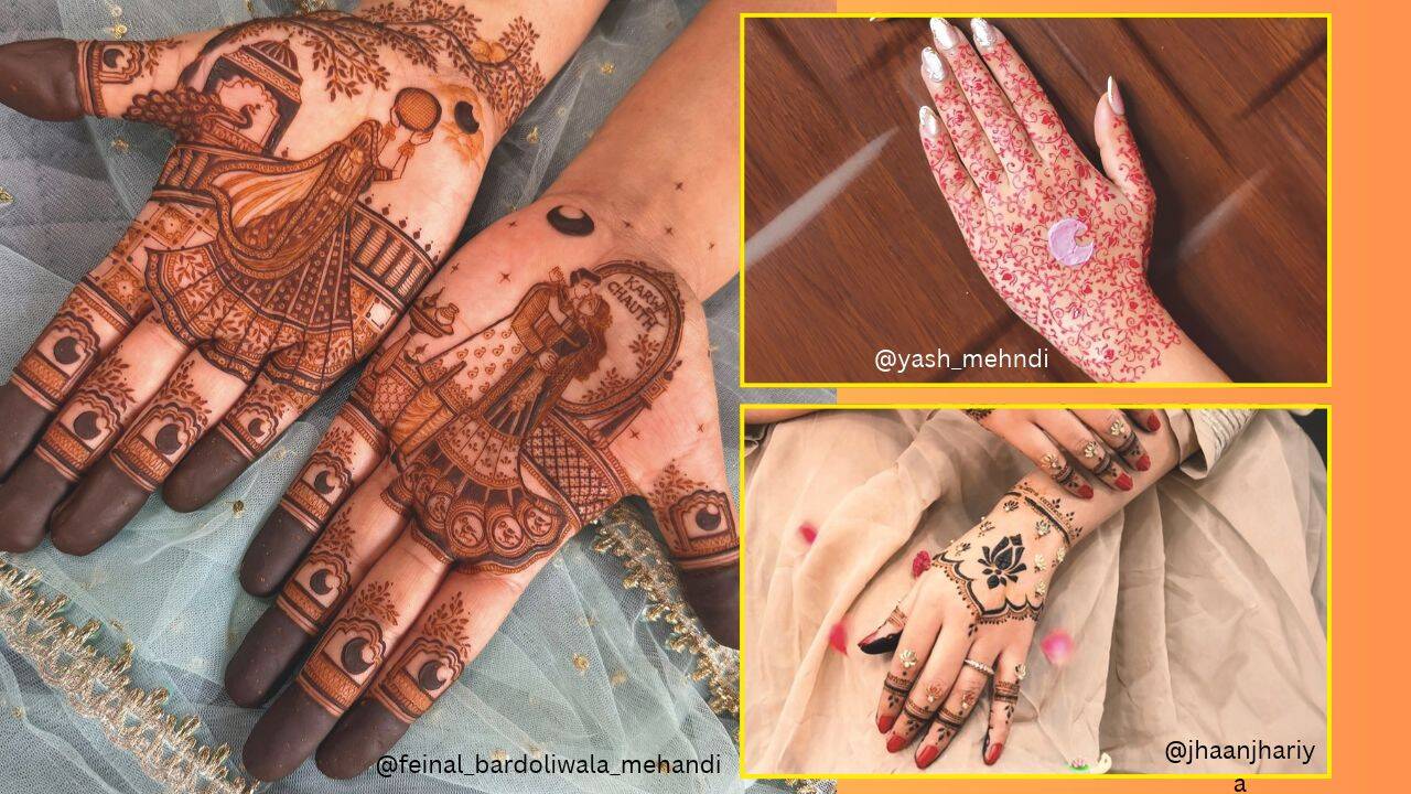 From Pichhwai motifs to pink stains: Karwa Chauth mehendi goes experimental