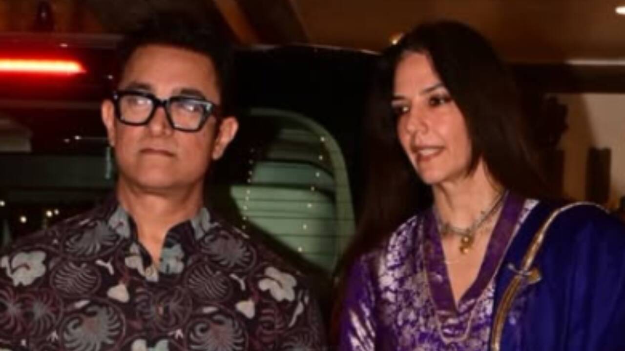 Aamir Khan celebrates first Karwa Chauth with Gauri Spratt after wedding