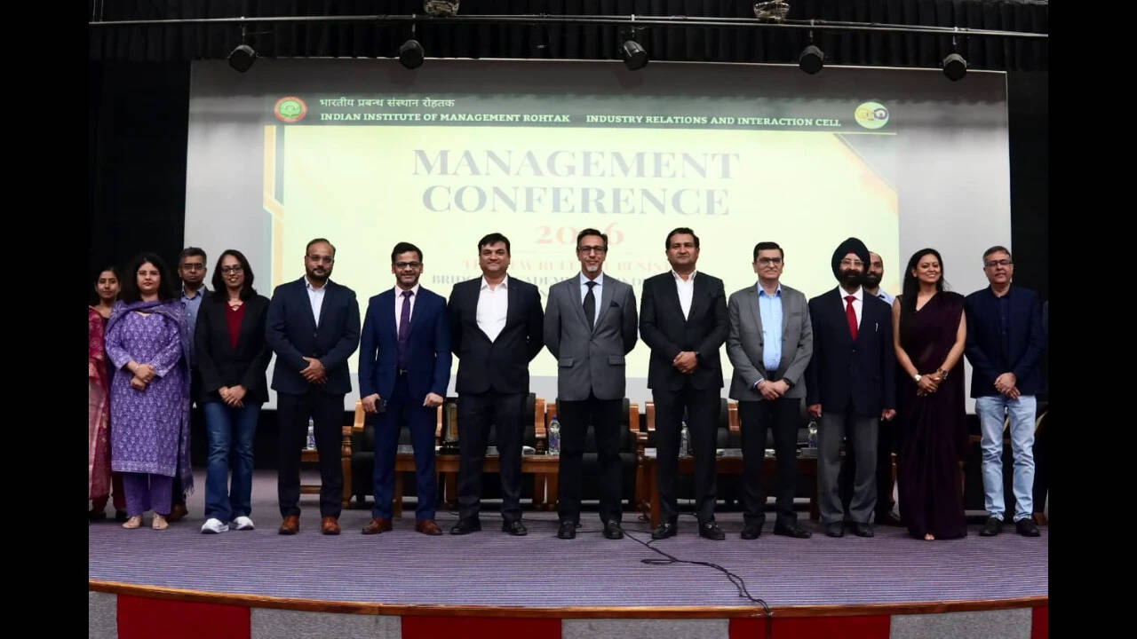 IIM Rohtak hosts Management Conference 2026, brings together 50+ industry leaders to discuss future of business