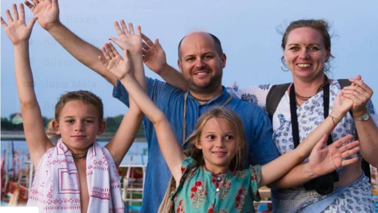 German couple came to India in 2015 seeking spirituality; now raising two children in Bengal