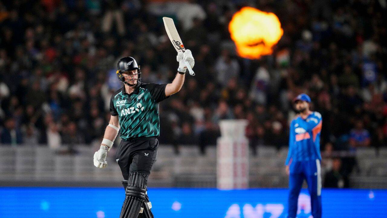 Glenn Phillips scripts history as NZ smash highest-ever T20I total vs India