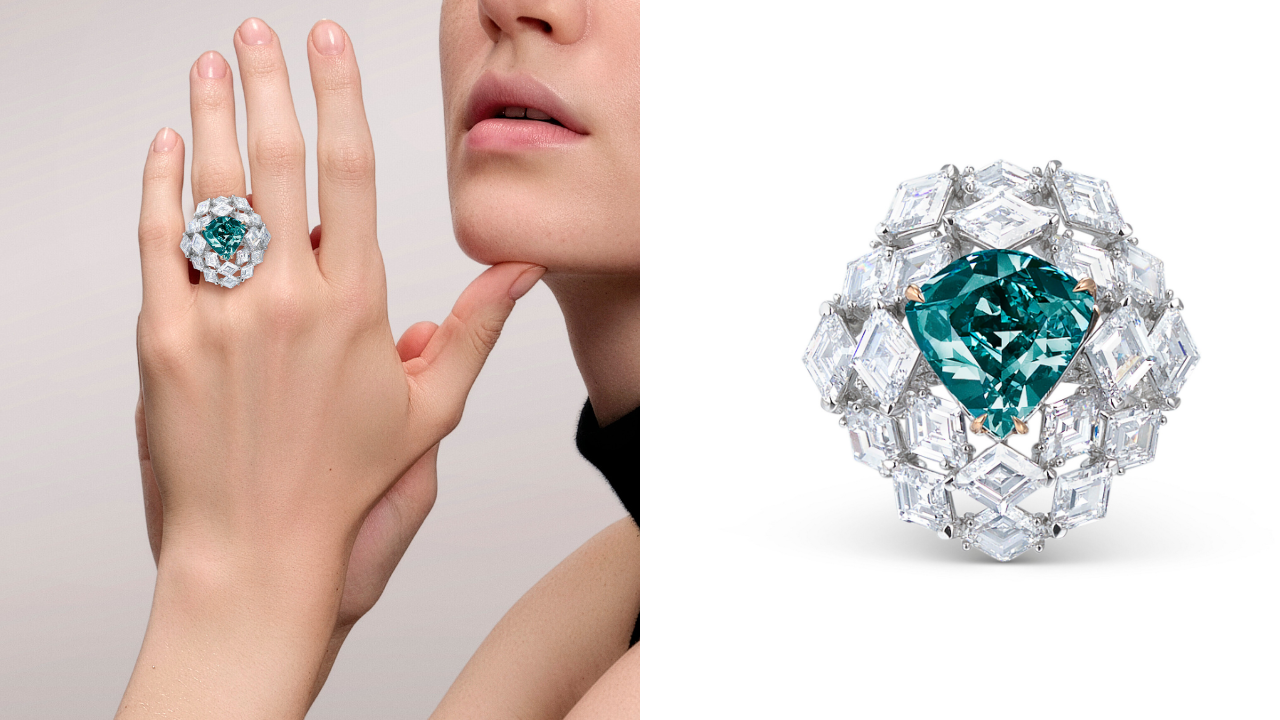 Blue-green diamond sold for $8.5m in 2014 fetched $17.3m in 2026