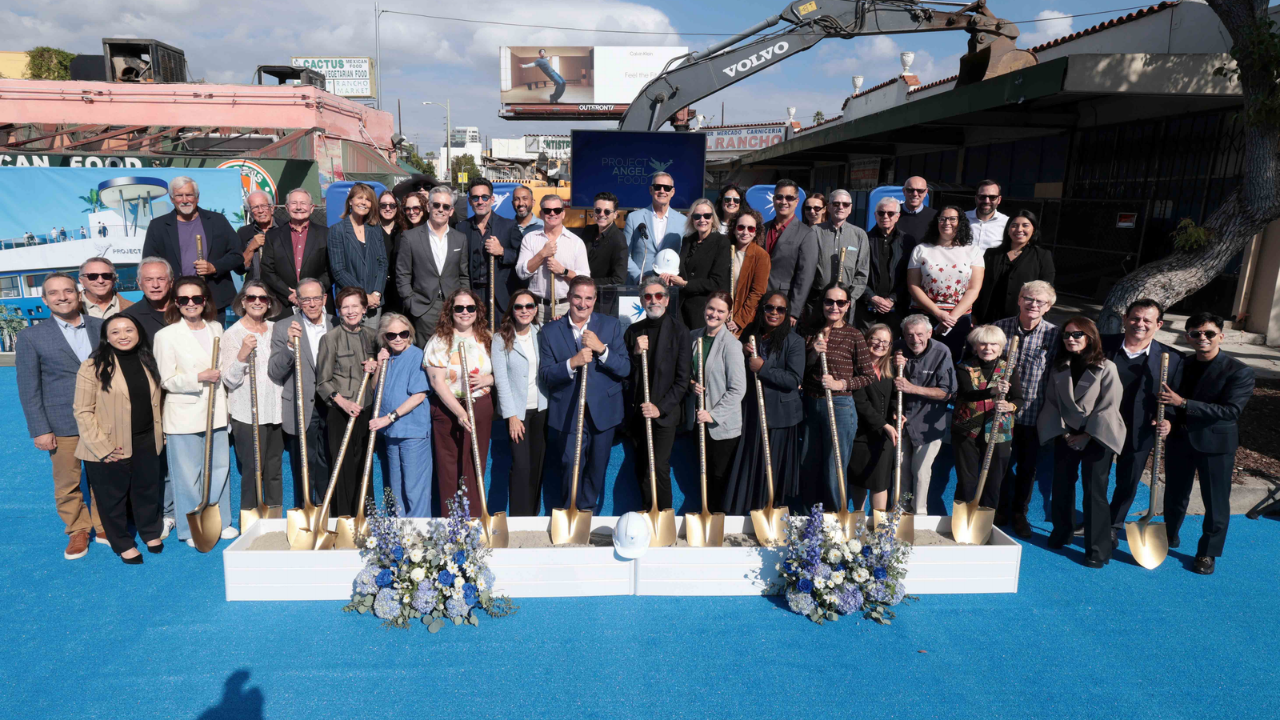 Chuck Lorre-backed LA charity campus breaks ground on final building after kitchen opening