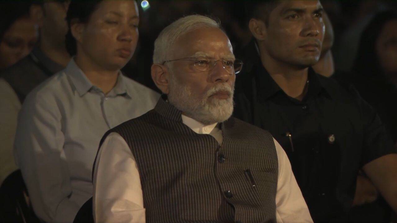 PM Modi attends ‘Anand Math’ play ahead of Ekta Diwas celebrations in Gujarat