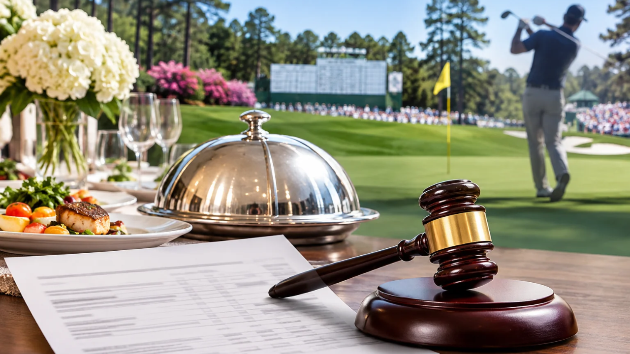 Golfer’s family billed $74,960 for Masters meals; court allows $1,950 fees