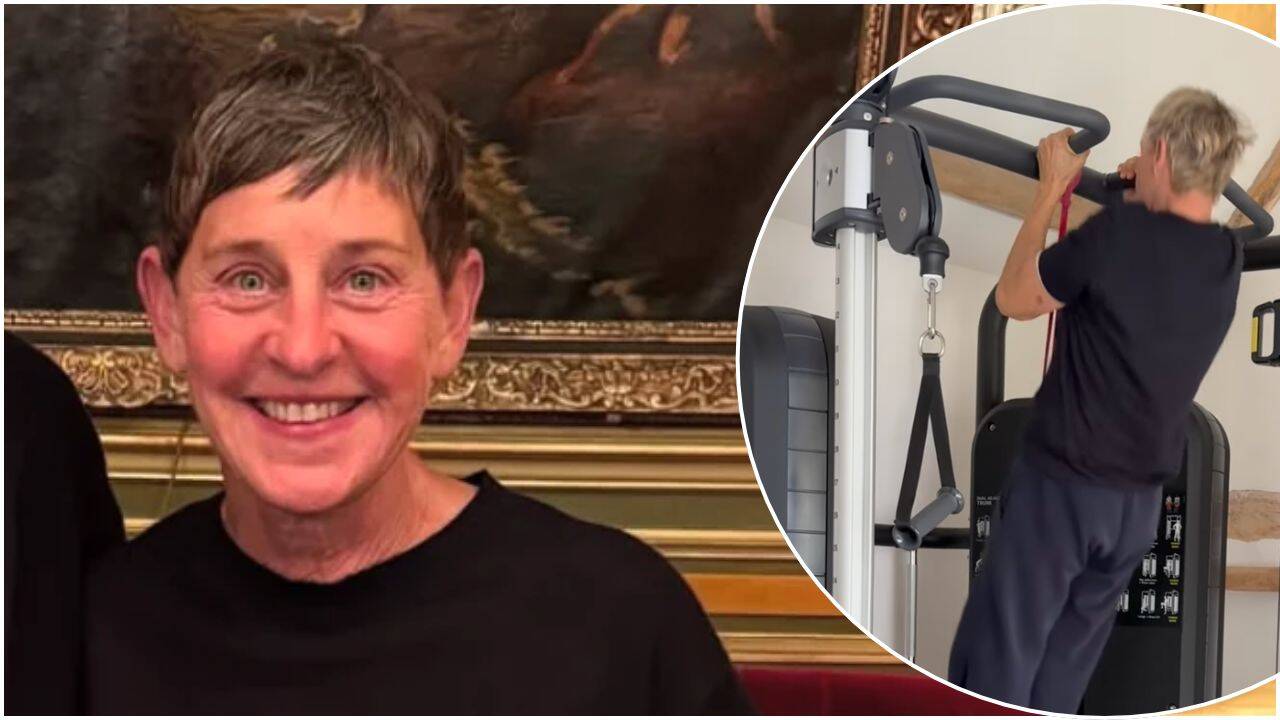 Ellen DeGeneres shares fitness goal, works towards her first pull-up at 68
