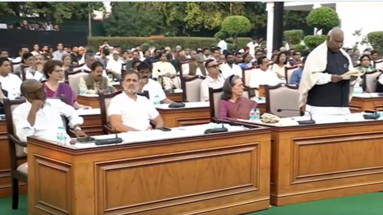 INDIA bloc impeachment event: Kharge lists 6 charges against CEC, makes 3 demands