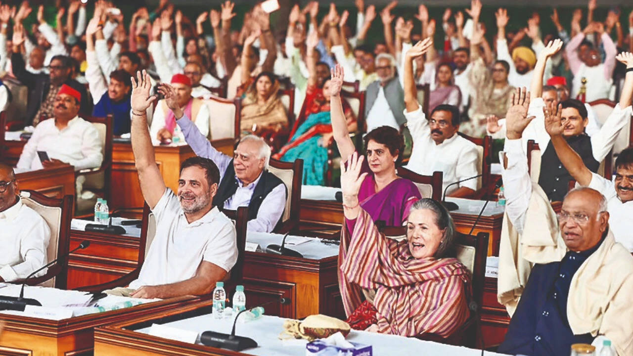 From Mallikarjun Kharge's lawn, 250 opposition MPs 'impeach' CEC Gyanesh Kumar