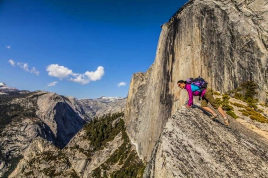 Rock Climbing At Yosemite National Park (US)