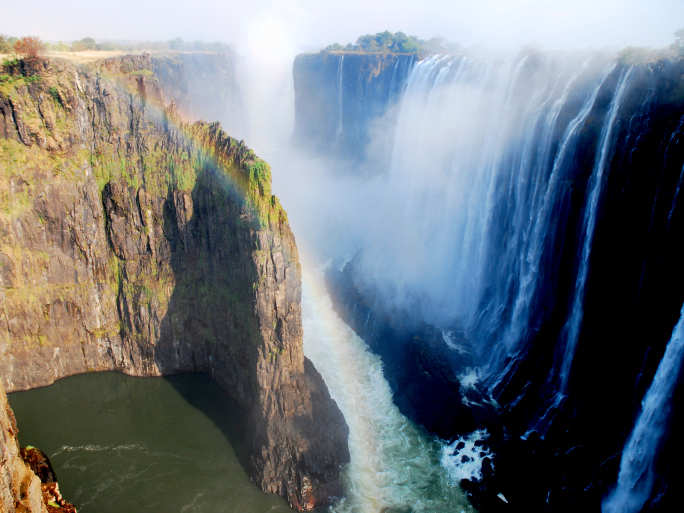Bungee Jumping Over The Victoria Falls