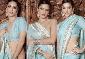 Www Sunny Leoni Blue Vidio - Sunny Leone seduces in blue saree | Celebs - Times of India Videos