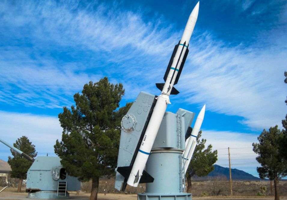 A missile park at White Sands Missile Range Museum