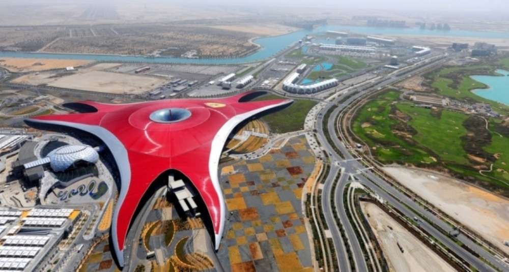 Ferrari World theme park in Abu Dhabi