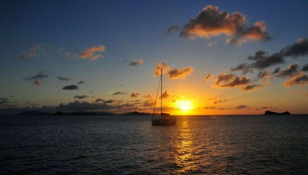 Sailing in the stunning British Virgin Islands
