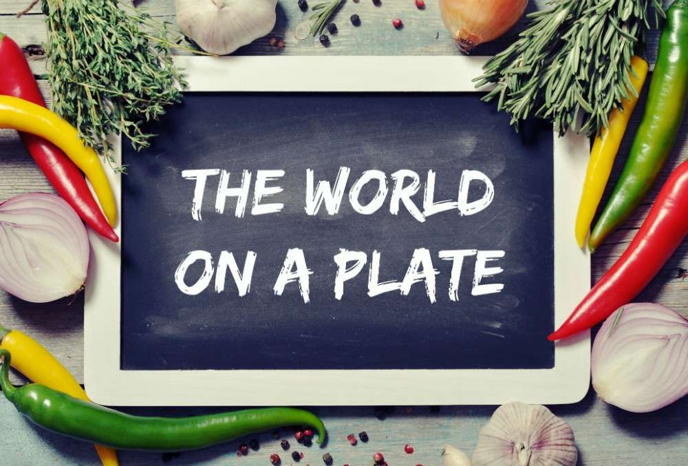 The world on a plate